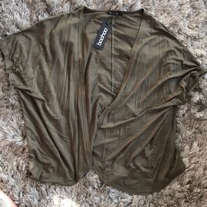 Boohoo slouchy kimono style coverup